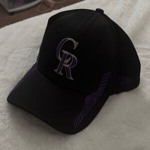 Black and Purple Cap with CR Logo